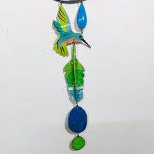 Load image into Gallery viewer, Hummingbird &amp; Yellows Protective Eye Talisman Wall Hanging
