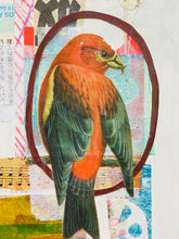 Load image into Gallery viewer, Keeping Watch   •  Collage on Upcycled Book Cover