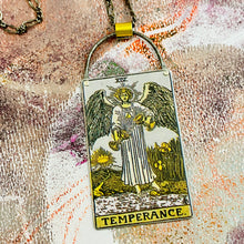 Load image into Gallery viewer, Temperance Tarot Tin Necklace