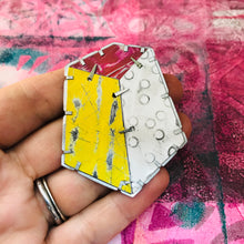 Load image into Gallery viewer, Edifice 2 Upcycled Tin Brooch/Necklace
