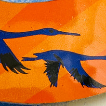 Load image into Gallery viewer, Cranes at Sunset Zero Waste Tin Earrings
