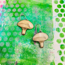 Load image into Gallery viewer, Classic Mushrooms Upcycled Tin Earrings