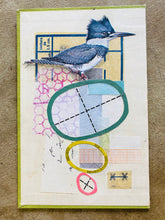 Load image into Gallery viewer, The King   •  Collage on Upcycled Book Cover