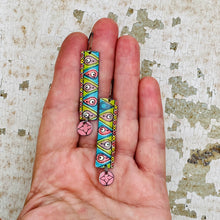 Load image into Gallery viewer, Retro Cool Rectangle Tin Earrings