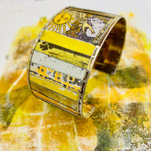 Load image into Gallery viewer, The Sun Upcycled Tin Cuff