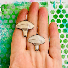 Load image into Gallery viewer, Classic Mushrooms Upcycled Tin Earrings
