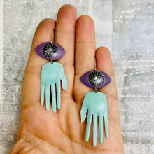 Load image into Gallery viewer, Protective Eye Talisman Tin Earrings
