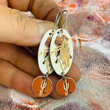 Load image into Gallery viewer, Cowboys &amp; Cactus Zero Waste Tin Earrings