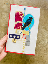Load image into Gallery viewer, Be Brave. I Will  •  Collage on Upcycled Book Cover