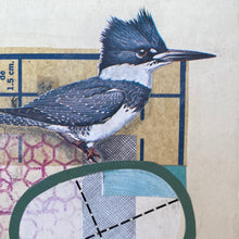 Load image into Gallery viewer, The King   •  Collage on Upcycled Book Cover