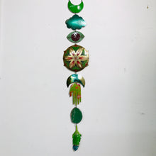 Load image into Gallery viewer, Red Flower Mandala Protective Eye Talisman Wall Hanging