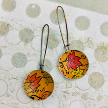 Load image into Gallery viewer, Autumn Leaves Medium Basin Earrings