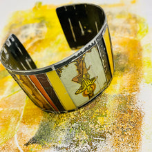 Load image into Gallery viewer, The Hanged Man Upcycled Tesserae Tin Cuff
