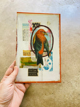 Load image into Gallery viewer, Keeping Watch   •  Collage on Upcycled Book Cover