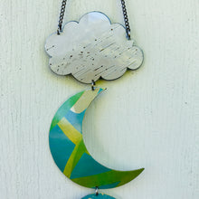 Load image into Gallery viewer, Mother Tree Blues Protective Eye Talisman Wall Hanging