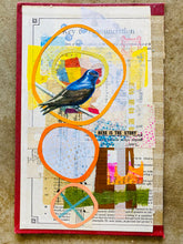 Load image into Gallery viewer, Here Is The Story  •  Collage on Upcycled Book Cover