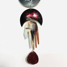 Load image into Gallery viewer, Silver Stag Midnights Protective Eye Talisman Wall Hanging