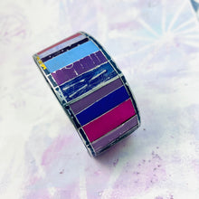 Load image into Gallery viewer, Fenced Plums Upcycled Tesserae Tin Cuff
