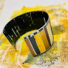Load image into Gallery viewer, The Hanged Man Upcycled Tesserae Tin Cuff