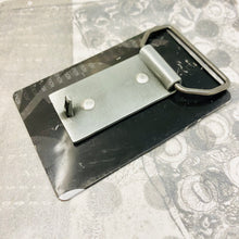Load image into Gallery viewer, Retro Mod Starburst Tin Belt Buckle