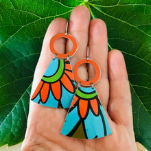 Load image into Gallery viewer, Bright Filofax Small Fans Tin Earrings