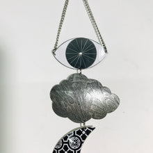 Load image into Gallery viewer, Silver Stag Midnights Protective Eye Talisman Wall Hanging
