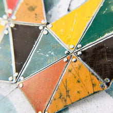 Load image into Gallery viewer, Le Cirque Tesserae Arched Wire Tin Earrings
