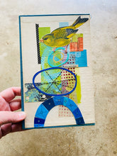 Load image into Gallery viewer, Inner Attraction  •  Collage on Upcycled Book Cover