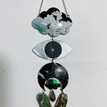 Load image into Gallery viewer, Evening Hydrangeas Protective Eye Talisman Wall Hanging