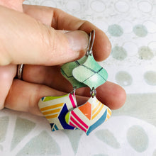 Load image into Gallery viewer, Mixed Modern Patterns Zero Waste Tin Earrings
