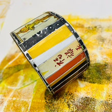 Load image into Gallery viewer, The Hanged Man Upcycled Tesserae Tin Cuff