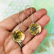 Load image into Gallery viewer, Golden Blossoms Medium Basin Earrings