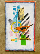 Load image into Gallery viewer, A Wild Mind   •  Collage on Upcycled Book Cover