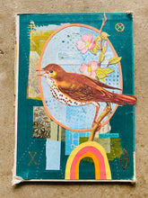 Load image into Gallery viewer, He Fortelleth •  Collage on Upcycled Book Cover