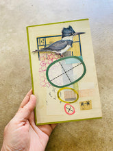 Load image into Gallery viewer, The King   •  Collage on Upcycled Book Cover