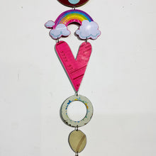 Load image into Gallery viewer, Flowers &amp; Rainbow Talisman Wall Hanging