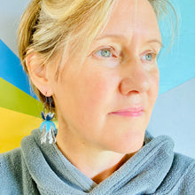 Load image into Gallery viewer, Blues Fuchsia Earrings