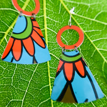 Load image into Gallery viewer, Bright Filofax Small Fans Tin Earrings