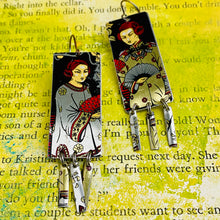 Load image into Gallery viewer, Silk Sisters Windows Upcycled Tin Earrings