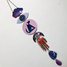 Load image into Gallery viewer, Purples &amp; Pup Protective Eye Talisman Wall Hanging