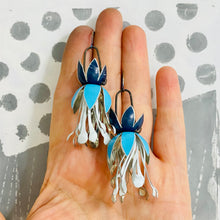Load image into Gallery viewer, Blues Fuchsia Earrings