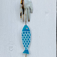 Load image into Gallery viewer, Ocean Blues Protective Eye Talisman Wall Hanging