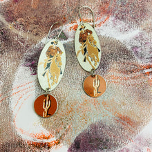 Load image into Gallery viewer, Cowboys &amp; Cactus Zero Waste Tin Earrings