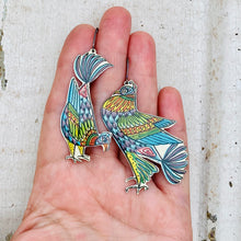 Load image into Gallery viewer, Fancy Pigeons Upcycled Tin Earrings