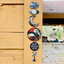 Load image into Gallery viewer, Japanese Cranes Talisman Wall Hanging