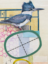 Load image into Gallery viewer, The King   •  Collage on Upcycled Book Cover