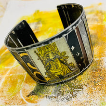 Load image into Gallery viewer, The Queen of Wands Upcycled Tesserae Tin Cuff