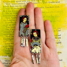 Load image into Gallery viewer, Silk Sisters Windows Upcycled Tin Earrings