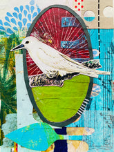 Load image into Gallery viewer, Halfway Up   •  Collage on Upcycled Book Cover