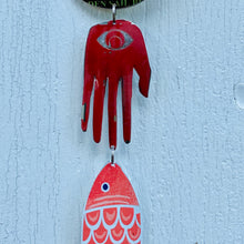 Load image into Gallery viewer, Ocean Sunsets Protective Eye Talisman Wall Hanging